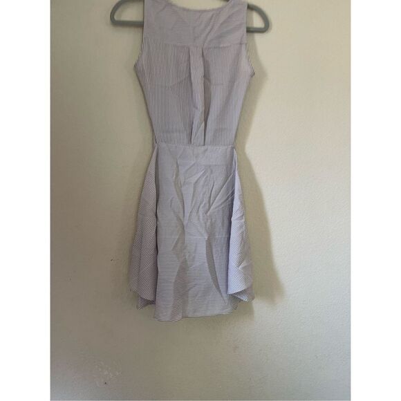 Anthropologie Samantha dru striped wrap tie front mini‎ dress size xs - Picture 3 of 8